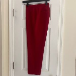 New Ann Klein Slim Leg Pants, Titian Red